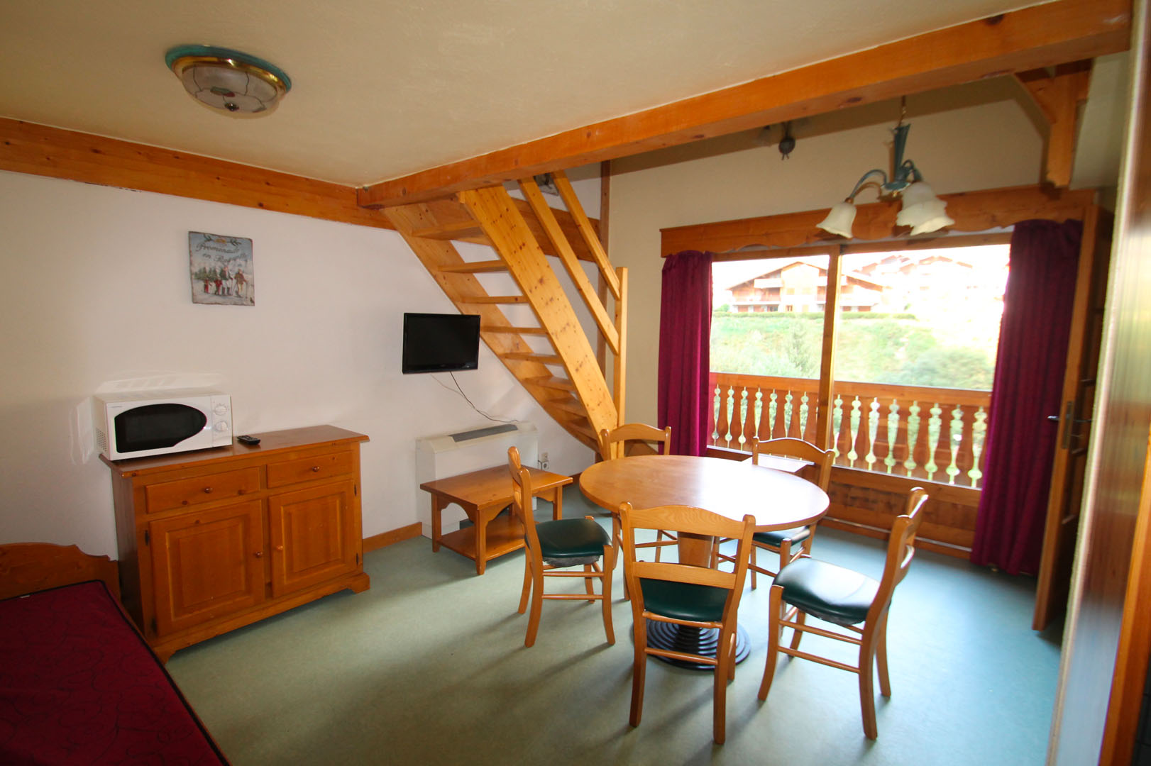 Séjour appartement Pralognan